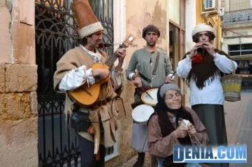 23 Inauguración del Mercado Medieval de Dénia Grupo de animación