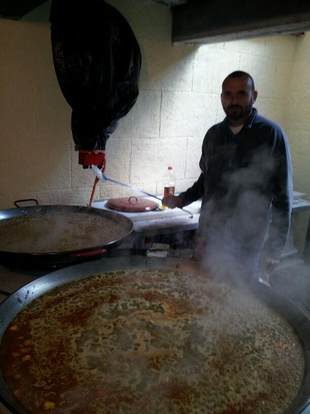 Cocinando en Baix la Mar