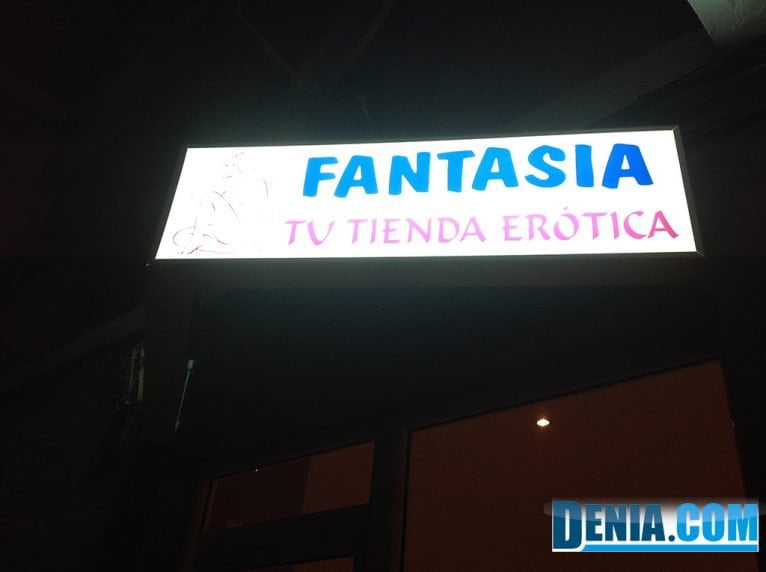 Fantasía, tienda erótica en Dénia