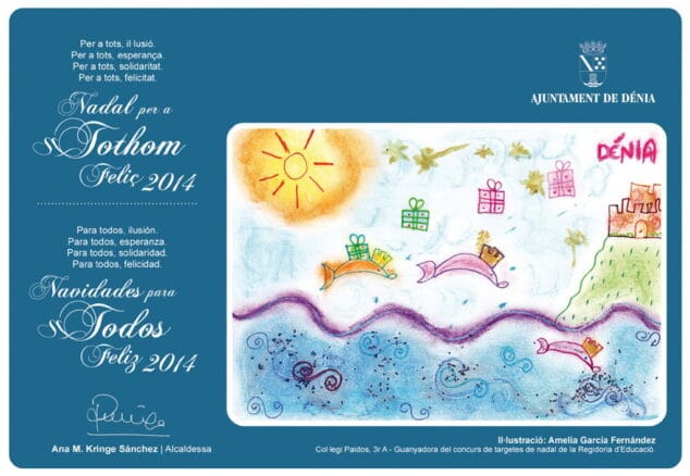 Felicitación de Navidad de la alcaldesa de Dénia