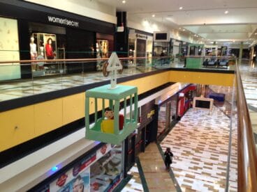 Funicular Navidad en el Centro Comercial Portal de la Marina