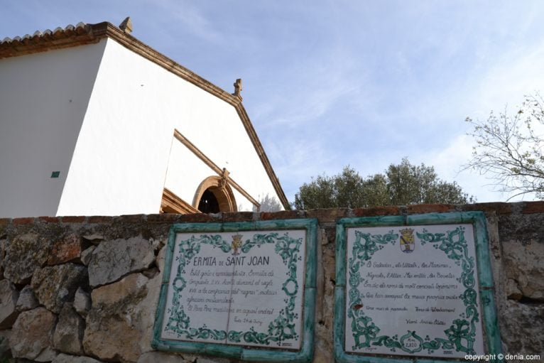 Inscripciones en la ermita de san juan de Dénia