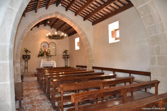 Interior de la ermita de San juan