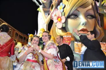 La Falla Centro ganó el primer premio de las fallas especiales de Dénia