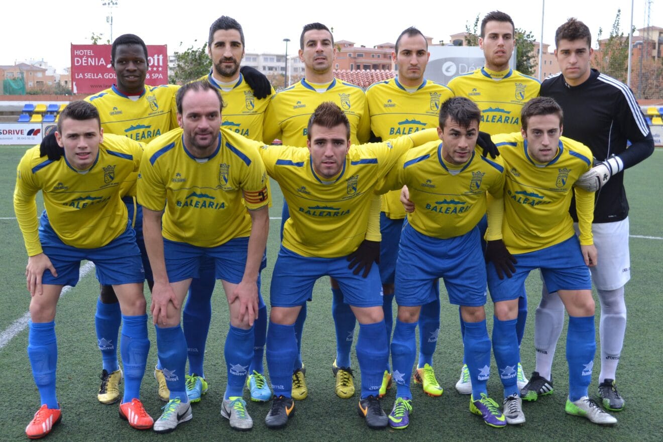 Once del CD. Dénia ante el Alcoyano B