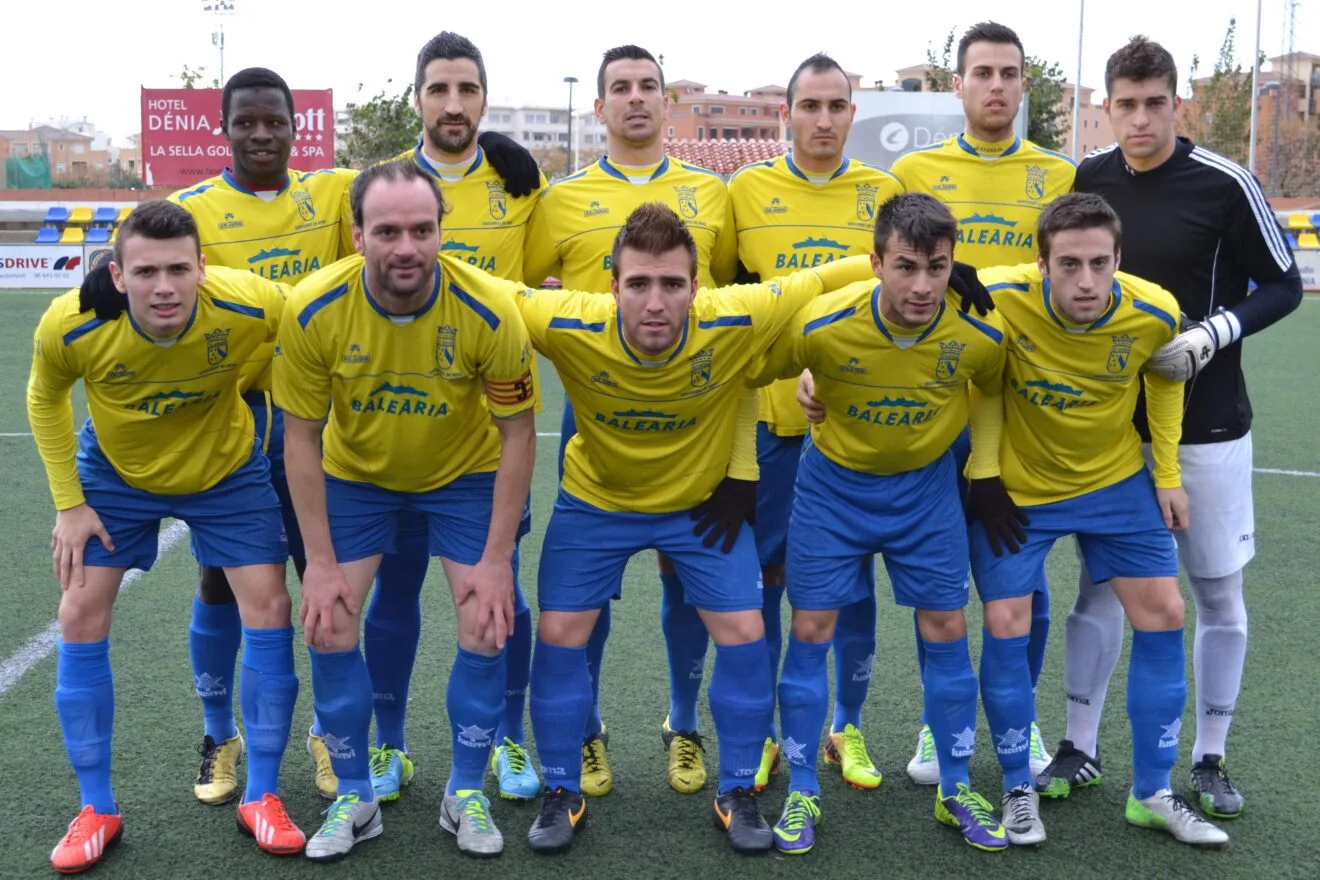 Once del CD. Dénia ante el Alcoyano B