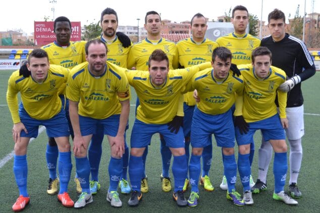 Once del CD. Dénia ante el Alcoyano B
