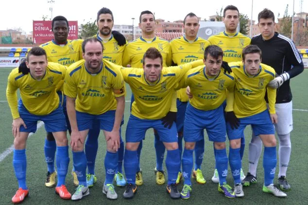 Once del CD. Dénia ante el Alcoyano B