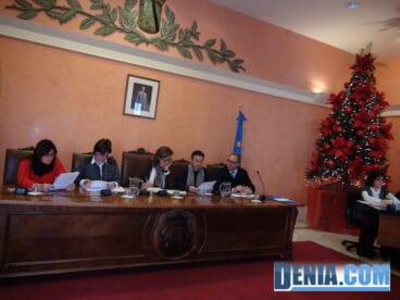 PLeno de diciembre en Dénia