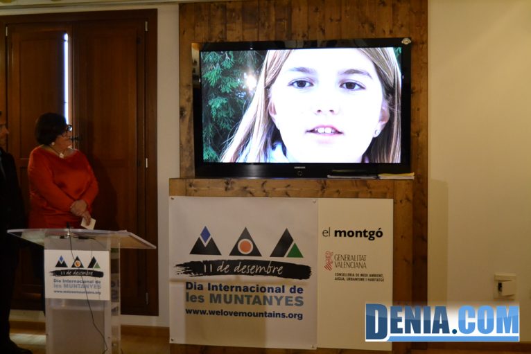 Paloma Mengual en el vídeo del Día de las Montañas