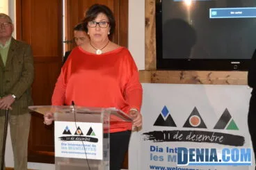 Pepa Sivera en la celebración del Día Internacional de las Motañas
