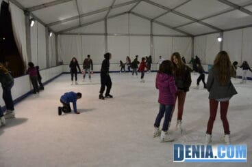 Pista de hielo en Dénia