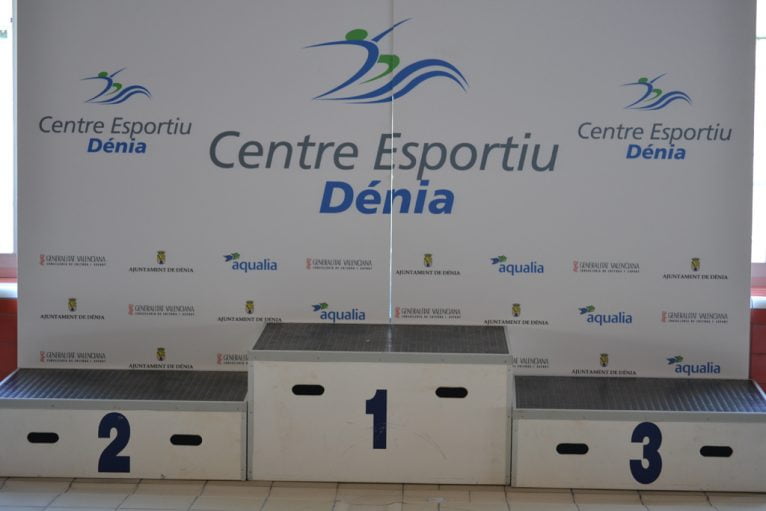 Pódium de ganadores - Centro Deportivo Dénia