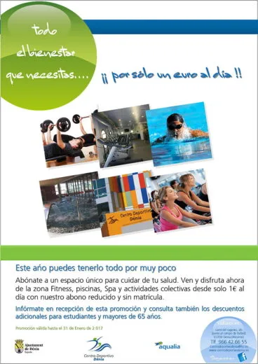 Oferta Centro Deportivo Dénia