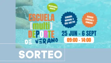 Sorteo de Centro Deportivo Dénia de una inscripción para la escuela multideporte de verano