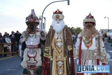 Llegada de los Reyes Magos a Dénia