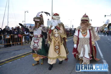 Llegada de los Reyes Magos a Dénia