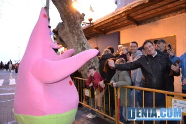 Patricio en la cabalgata de Dénia