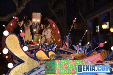 Carroza de Melchor en Dénia