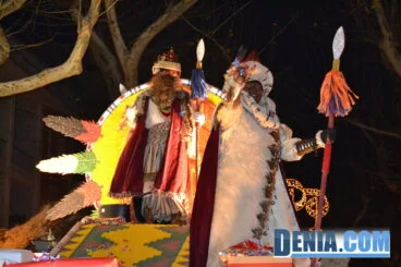 Gaspar en la cabalgata de Dénia