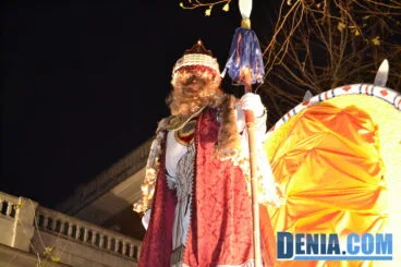 Gaspar en la cabalgata de Dénia