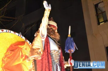 Gaspar en la cabalgata de Dénia