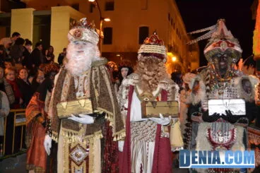 Llegada de los Reyes Magos al ayuntamiento