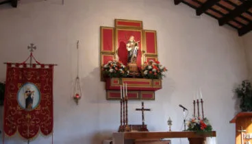 Altar de la ermita de santa Paula
