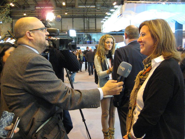 Ana Kringe entrevistada por TVE