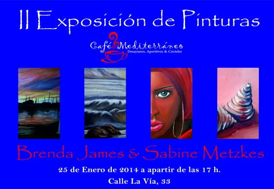 Exposición de pintura en Café Mediterráneo