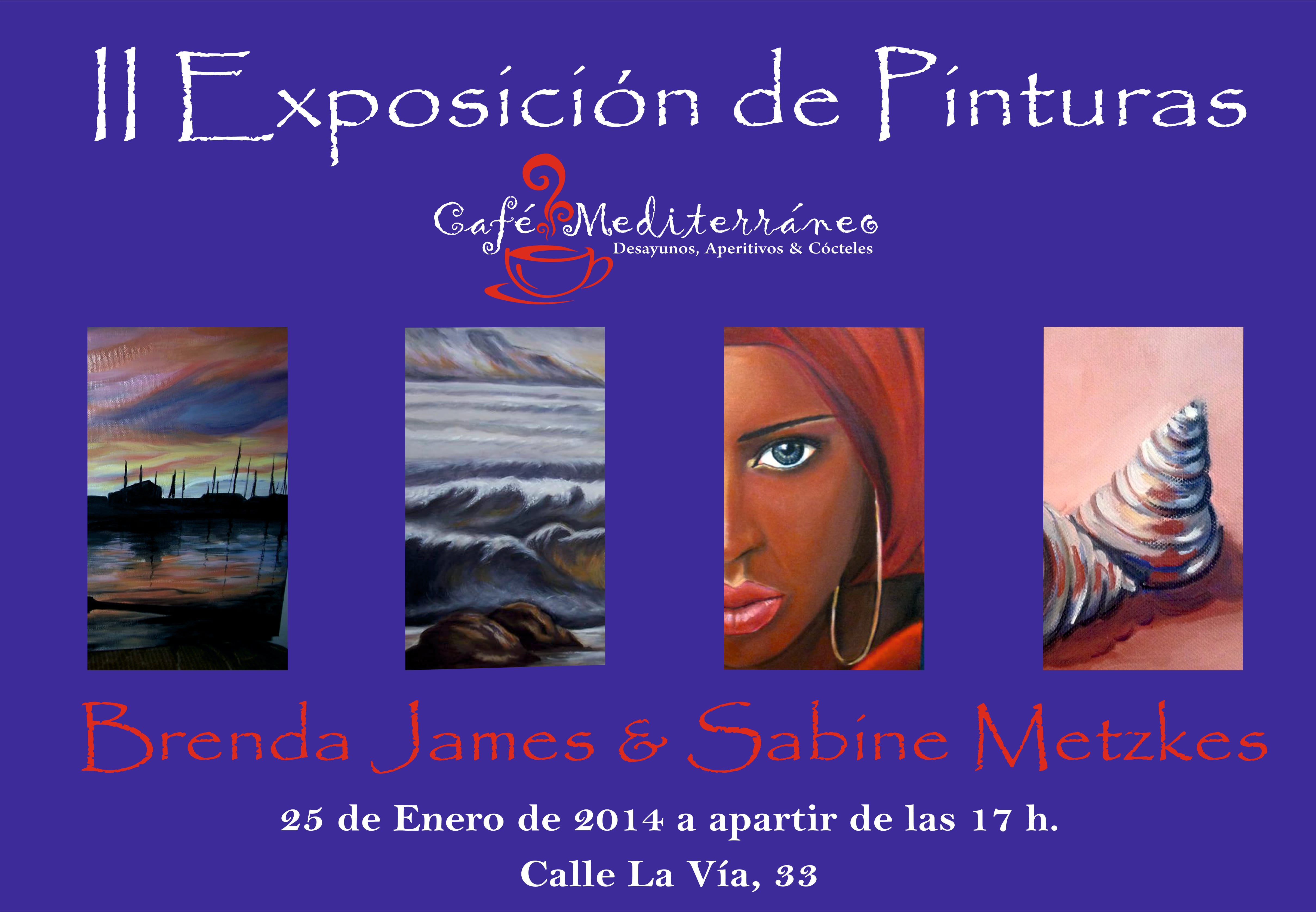 Exposición de pintura en Café Mediterráneo