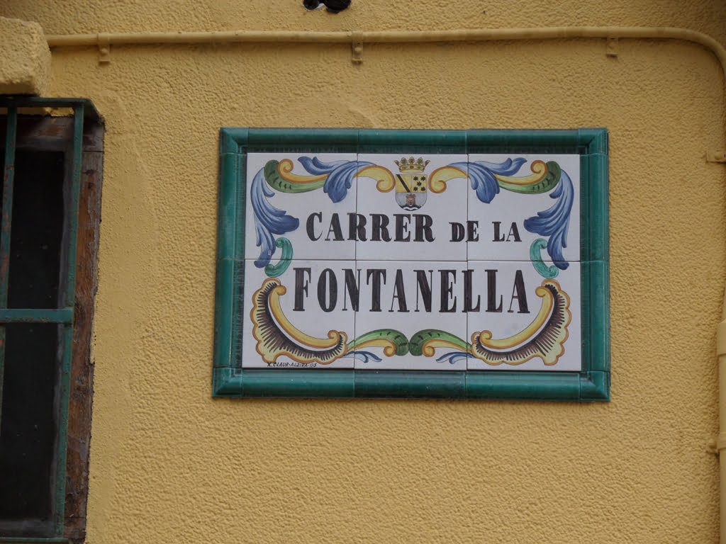 Calle Fontanella en Dénia