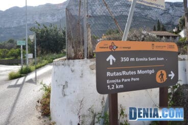 Camino de acceso a la ermita de San Juan de Dénia