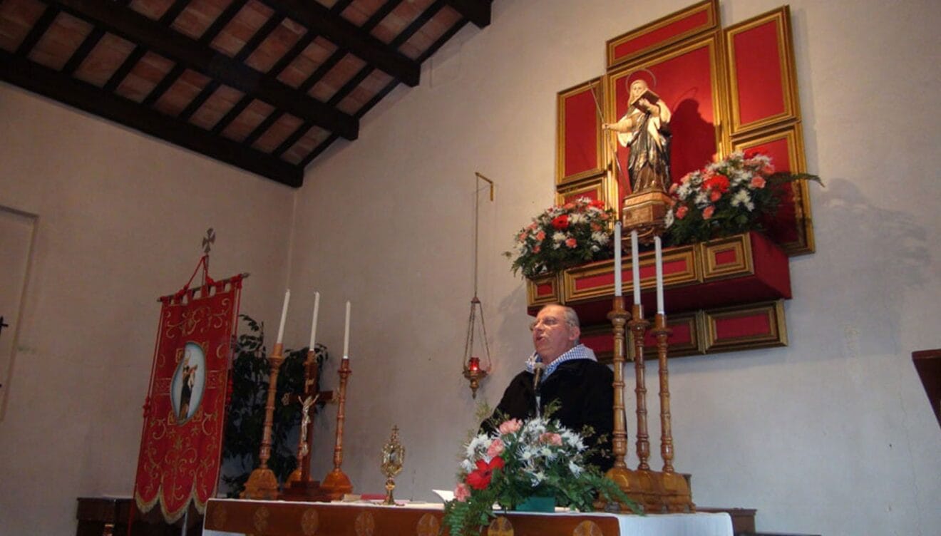 Celebración de la misa de Santa Paula