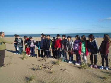 Educación ambiental en las dunas de Dénia