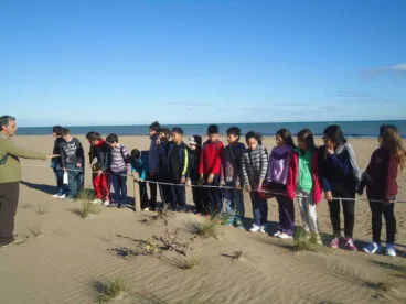 Educación ambiental en las dunas de Dénia