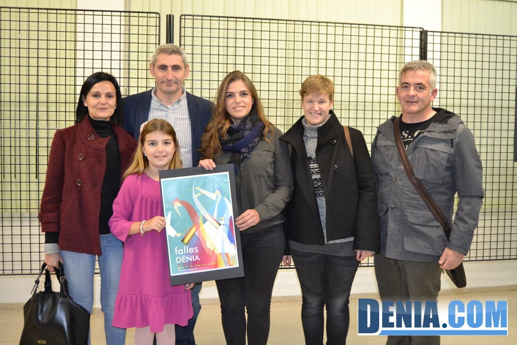 El jurado con el cartel ganador de fallas 2014