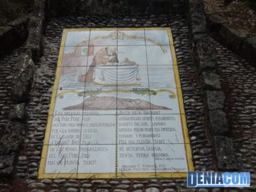 Escritos en el Via Crucis de la Ermita del Pare Pere de Dénia