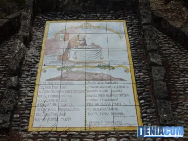 Escritos en el Via Crucis de la Ermita del Pare Pere de Dénia