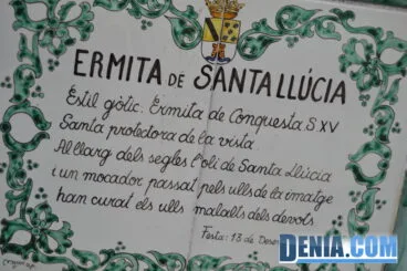 Explicación de la ermita de Santa Lucía