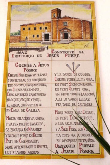 Gochos a Jesus Pobre en la Ermita del Pare Pere