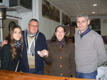 Jaume y sara con Cristina y Vient