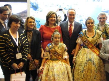 Las Falleras Mayores de Dénia con Ana Kringe y Pepa Font
