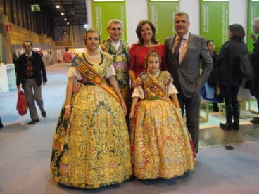 Las Falleras Mayores de Dénia con adolfo Utor
