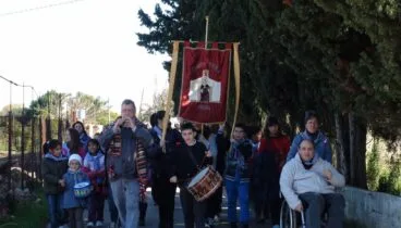 Llegando a la Ermita de Santa Paula