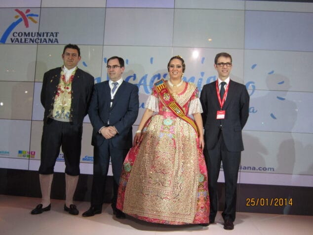 Lorena París y Salvador Llorens en Fitur