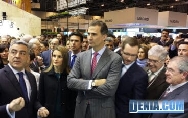 Los Príncipes de Asturias en la inauguración de Fitur 2014