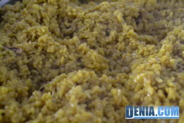 Menú de arroces en el Restaurante Voramar