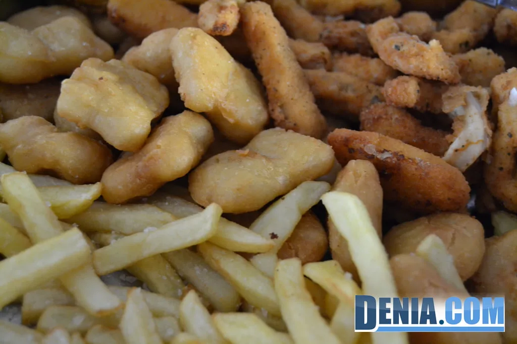 Menú infantil en el Restaurante Voramar