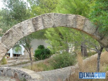 Parte posterior del Portal de Belén del Via Crucis de la Ermita del Pare Pere